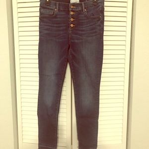 Loft High Rise Ankle Jeans